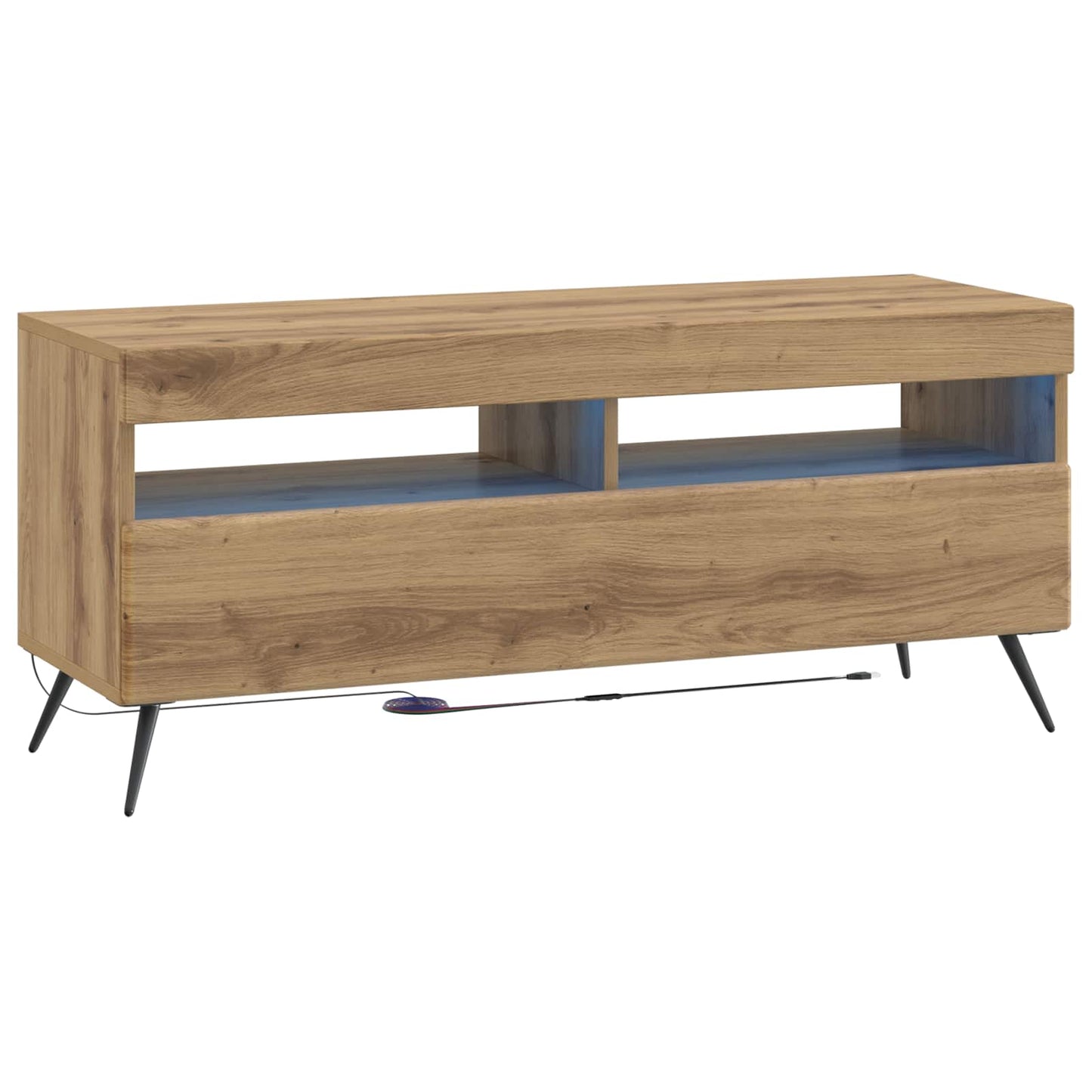 LED TV-skab BREDA 3 stk. Artisan-eg Konstrueret træ