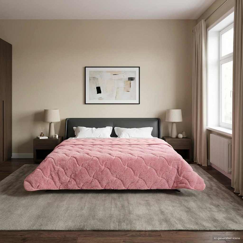 Sommer dyne 200 x 220 cm Sommer Lyserød Åndbar