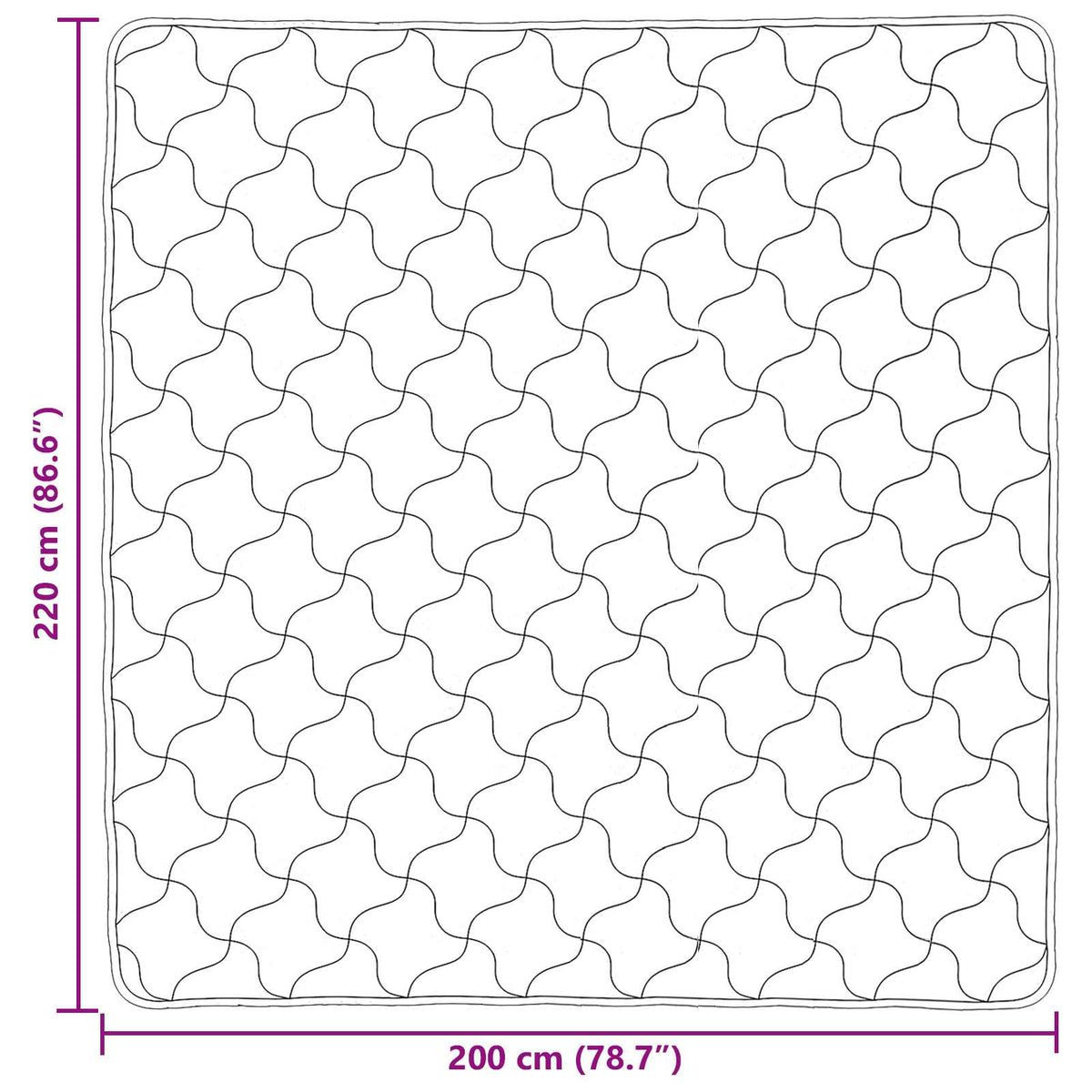 Sommer dyne 200 x 220 cm Sommer Lyserød Åndbar
