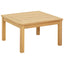 Sofabord Lys akacie 60 x 60 x 36 cm Massivt Akacietræ