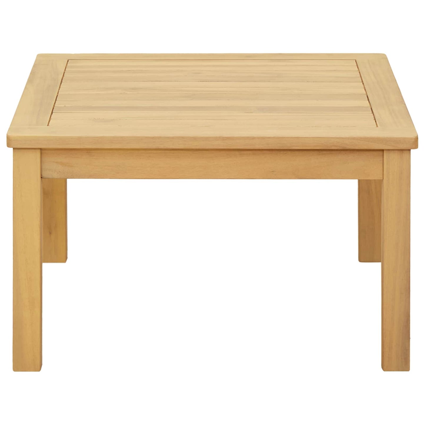 Sofabord Lys akacie 60 x 60 x 36 cm Massivt Akacietræ