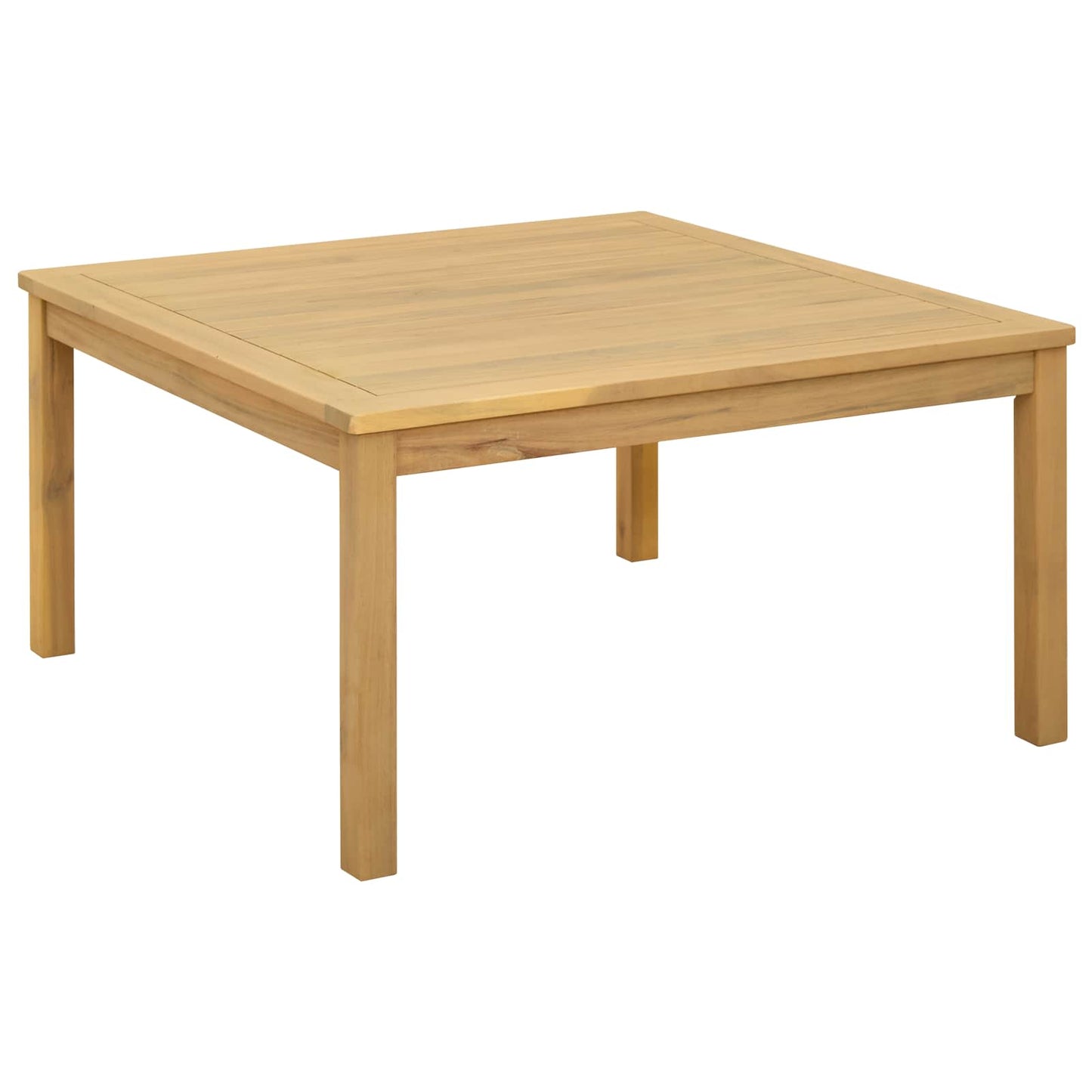 Sofabord Lys akacie 85 x 85 x 45 cm Massivt Akacietræ