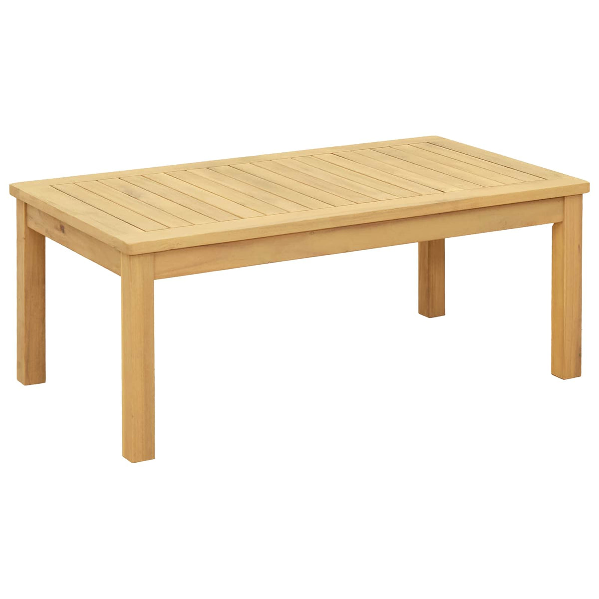 Sofabord Lys akacie 90 x 50 x 36 cm Massivt Akacietræ