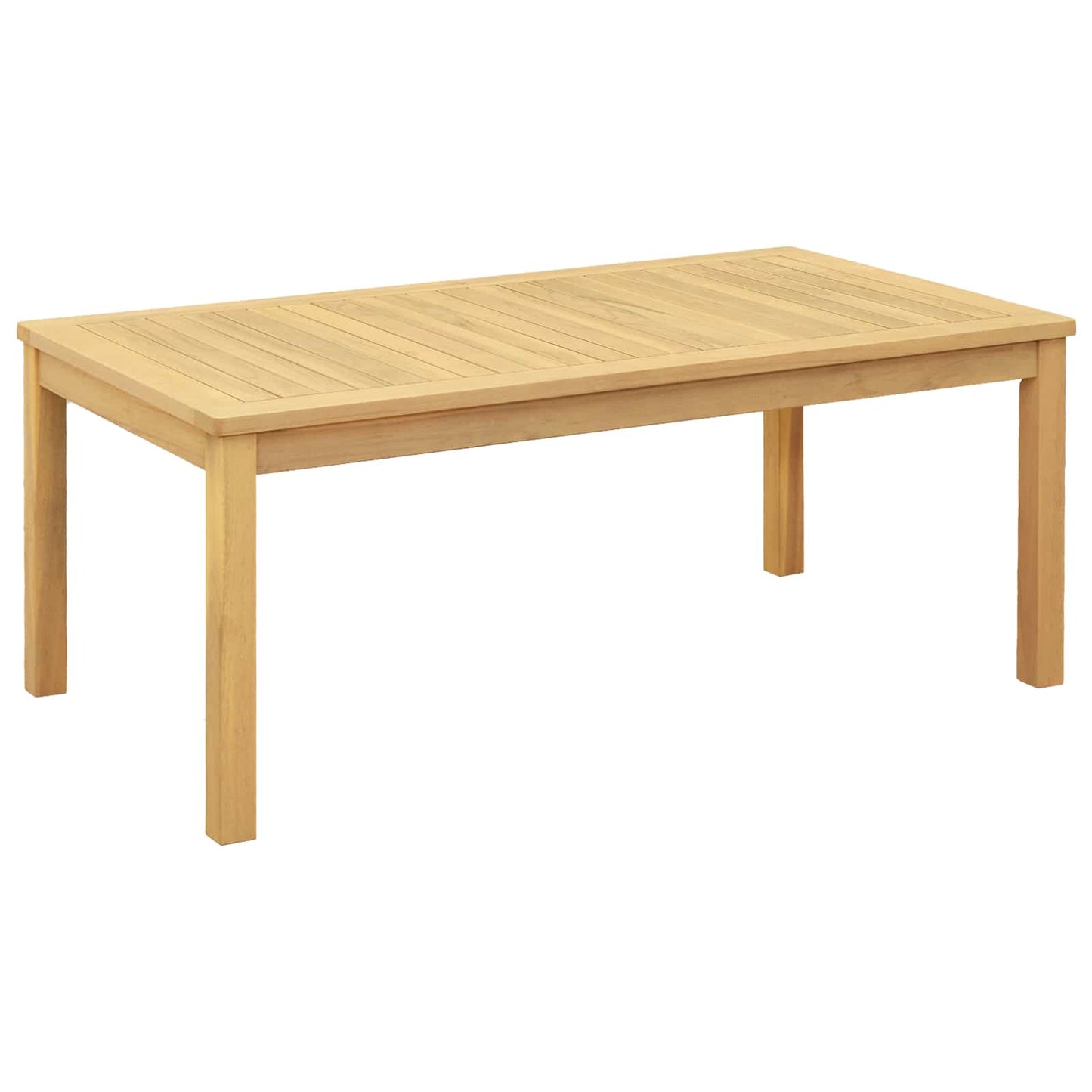 Sofabord Lys akacie 110 x 60 x 45 cm Massivt Akacietræ