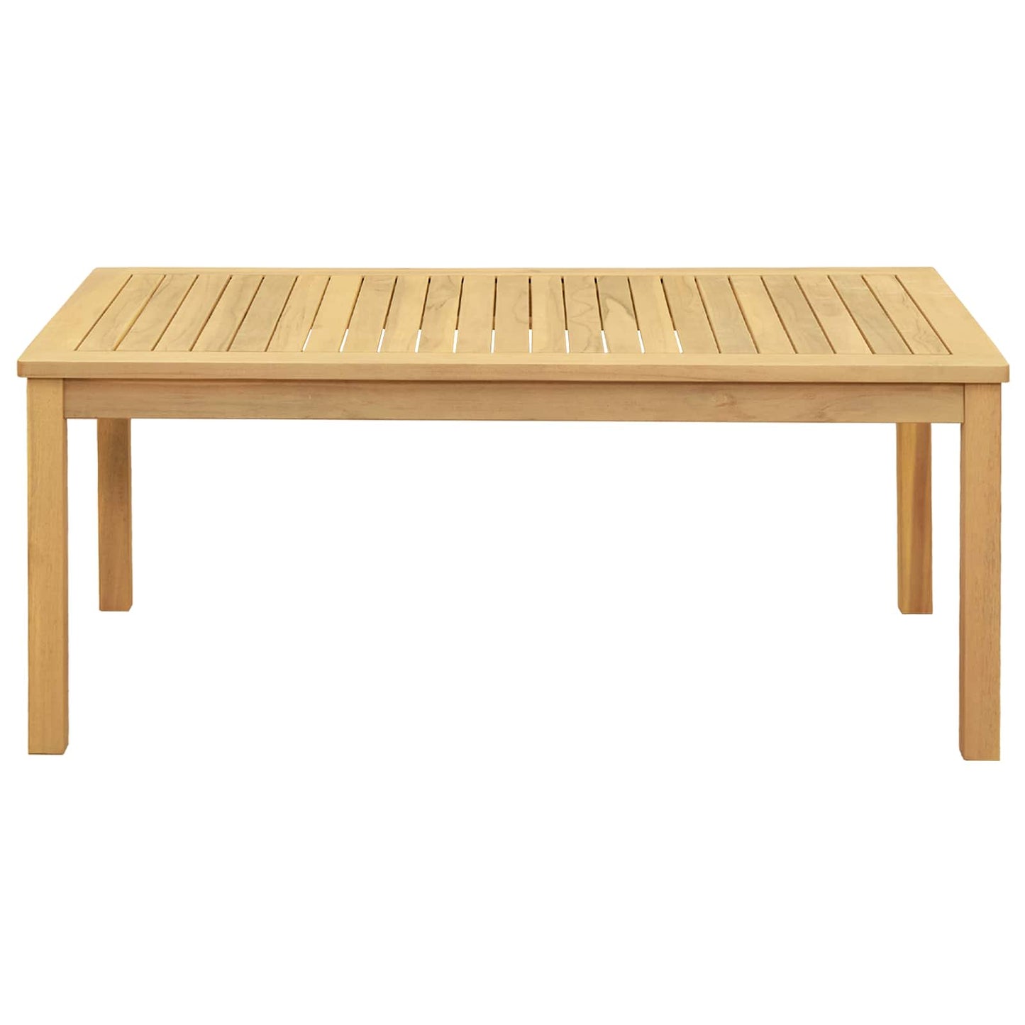 Sofabord Lys akacie 110 x 60 x 45 cm Massivt Akacietræ