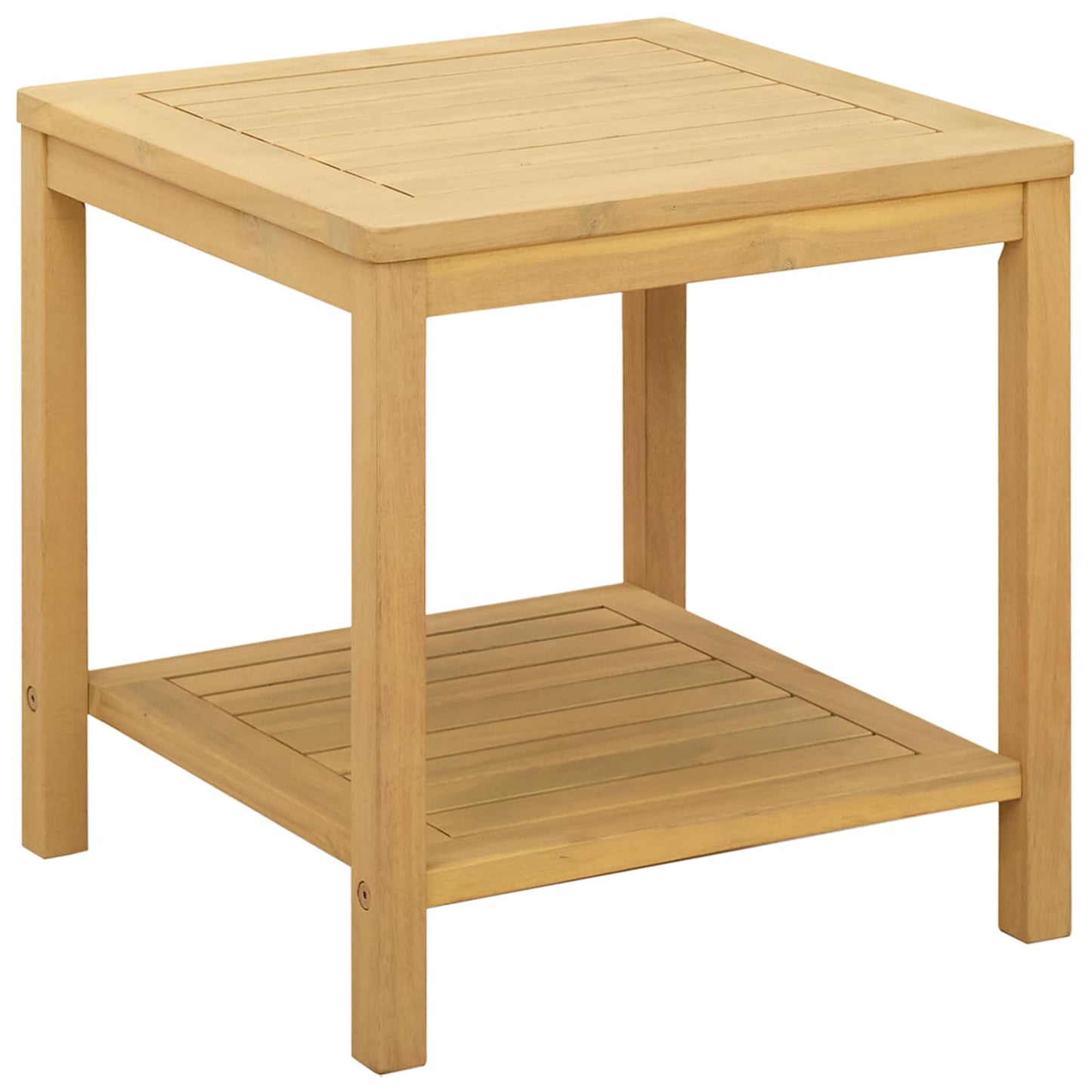 Sidebord Olie Naturlig 45 x 45 x 45 cm Massivt Akacietræ