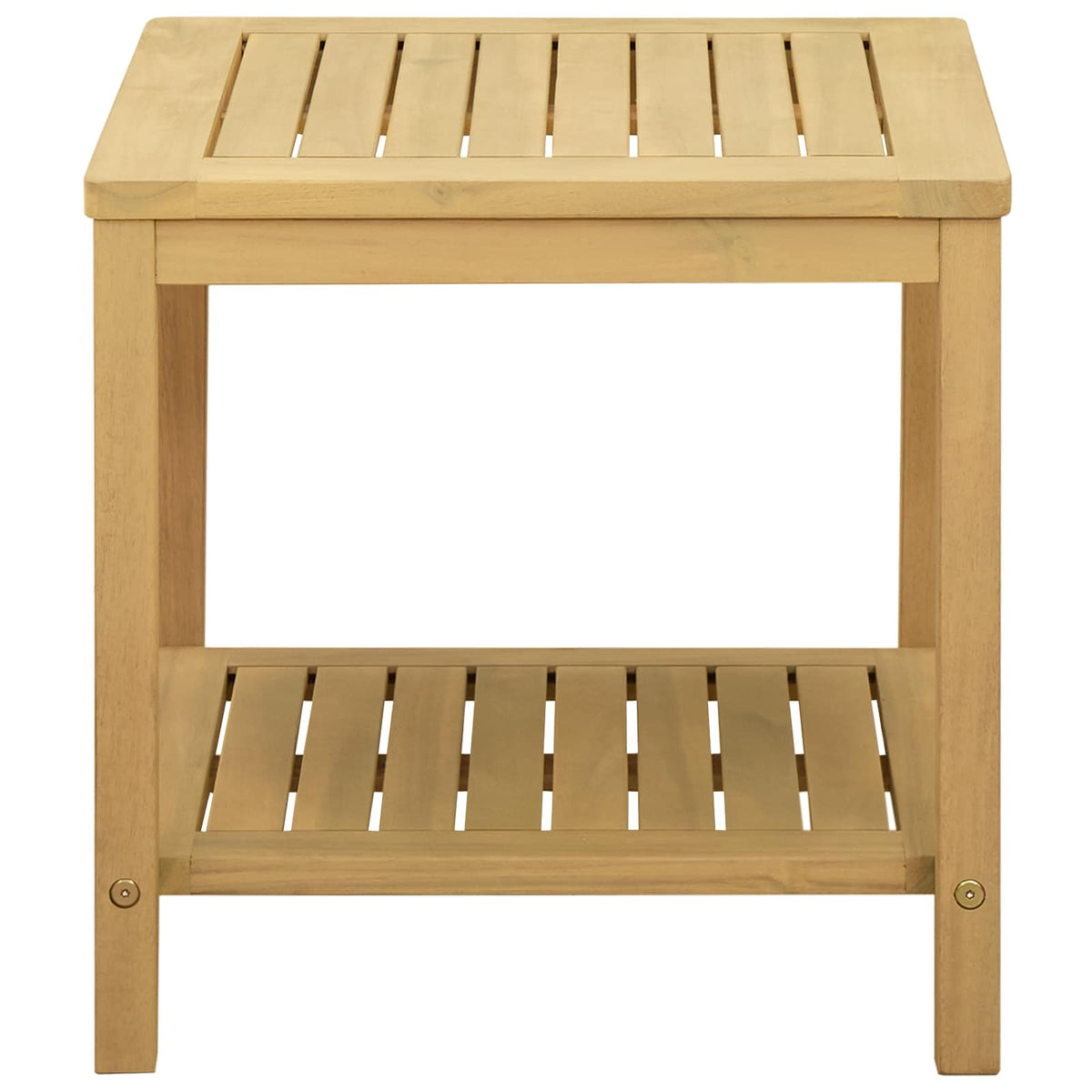 Sidebord Olie Naturlig 45 x 45 x 45 cm Massivt Akacietræ