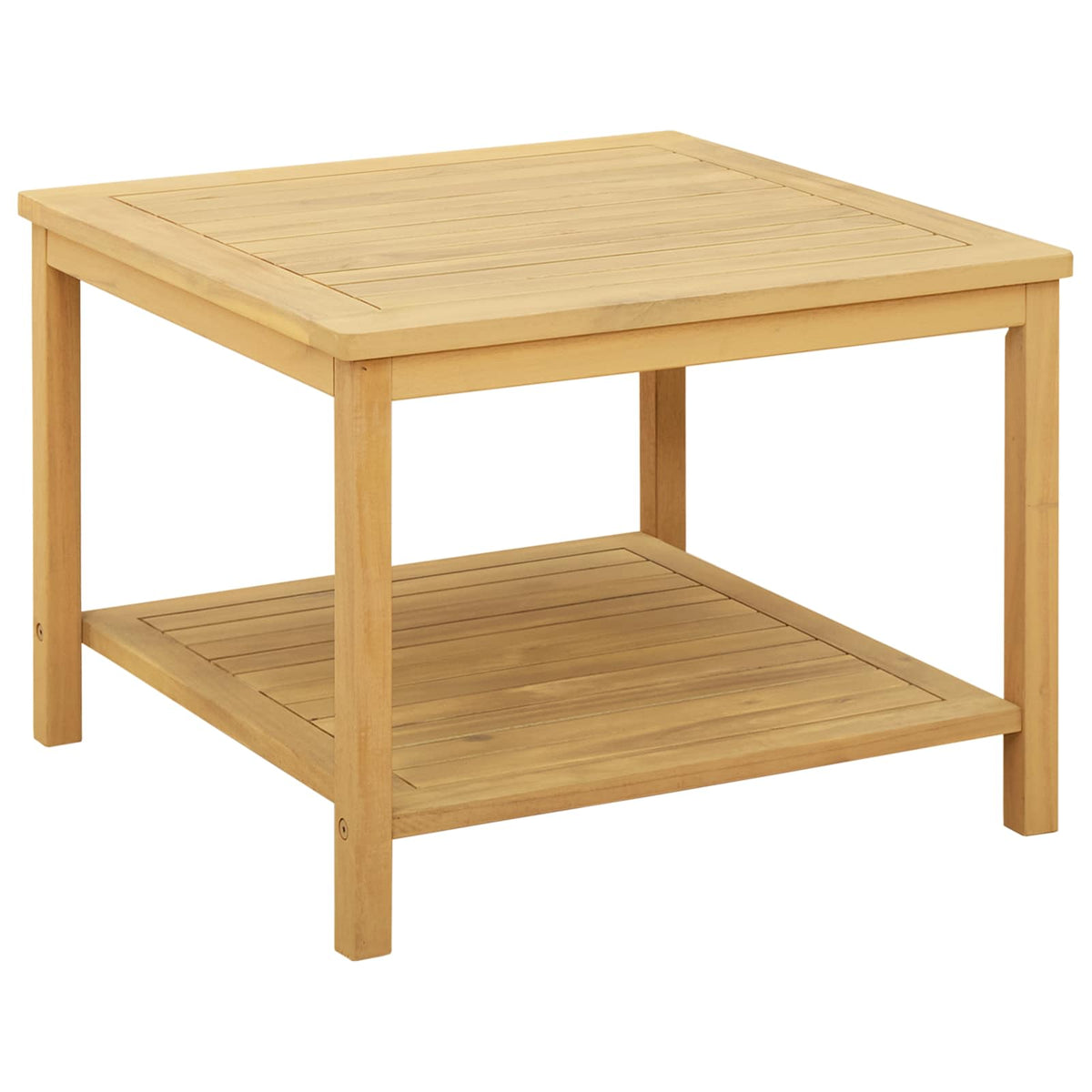Sidebord Olie Naturlig 60 x 60 x 45 cm Massivt Akacietræ