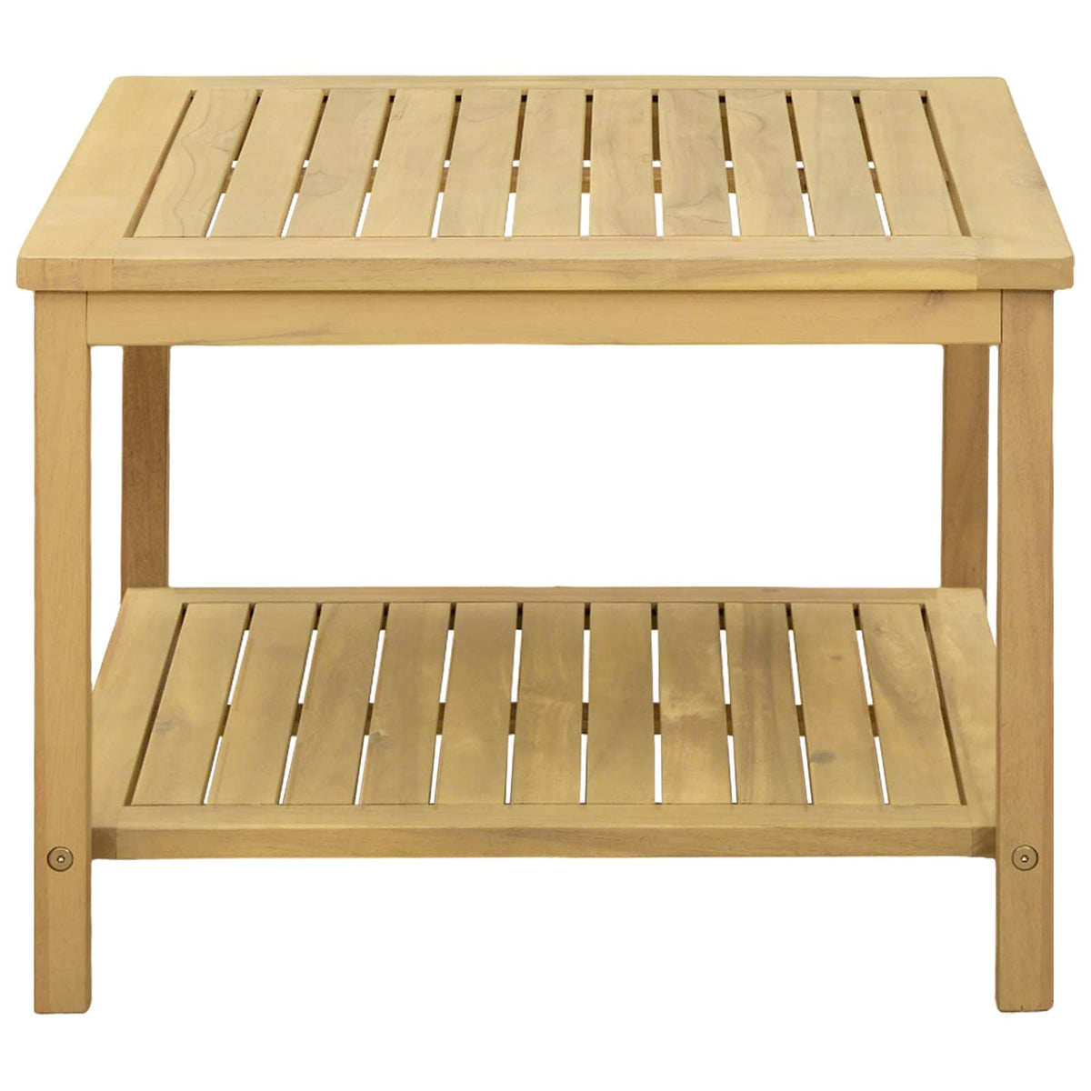 Sidebord Olie Naturlig 60 x 60 x 45 cm Massivt Akacietræ