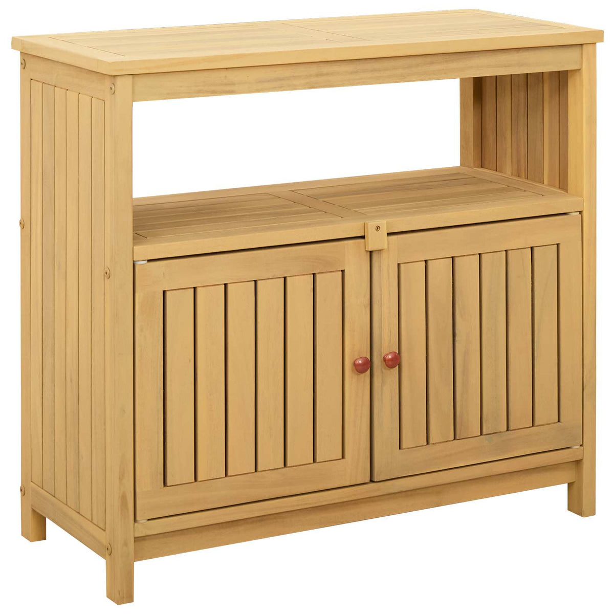 Have Konsol Bord Lys akacie 80 x 35 x 75 cm Massivt Akacietræ