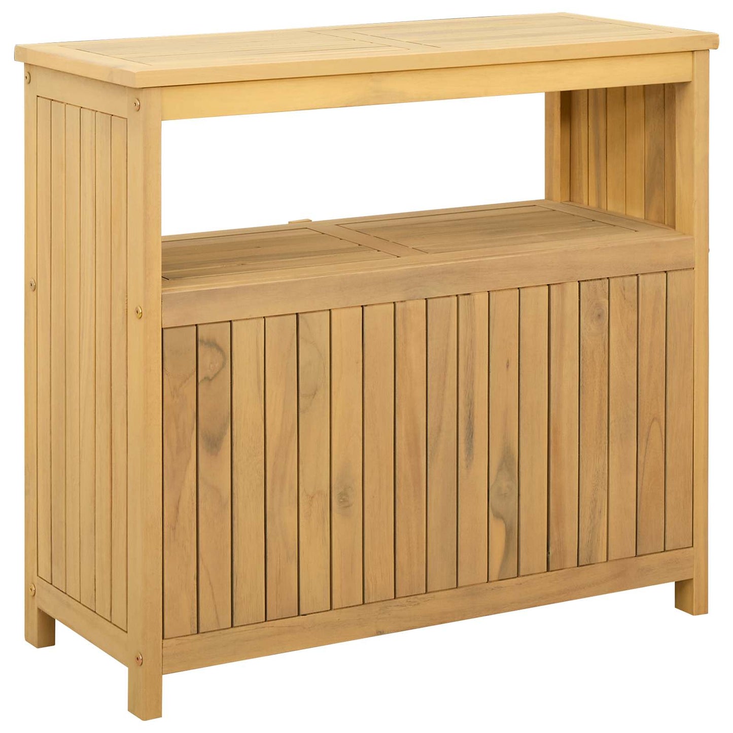 Have Konsol Bord Lys akacie 80 x 35 x 75 cm Massivt Akacietræ