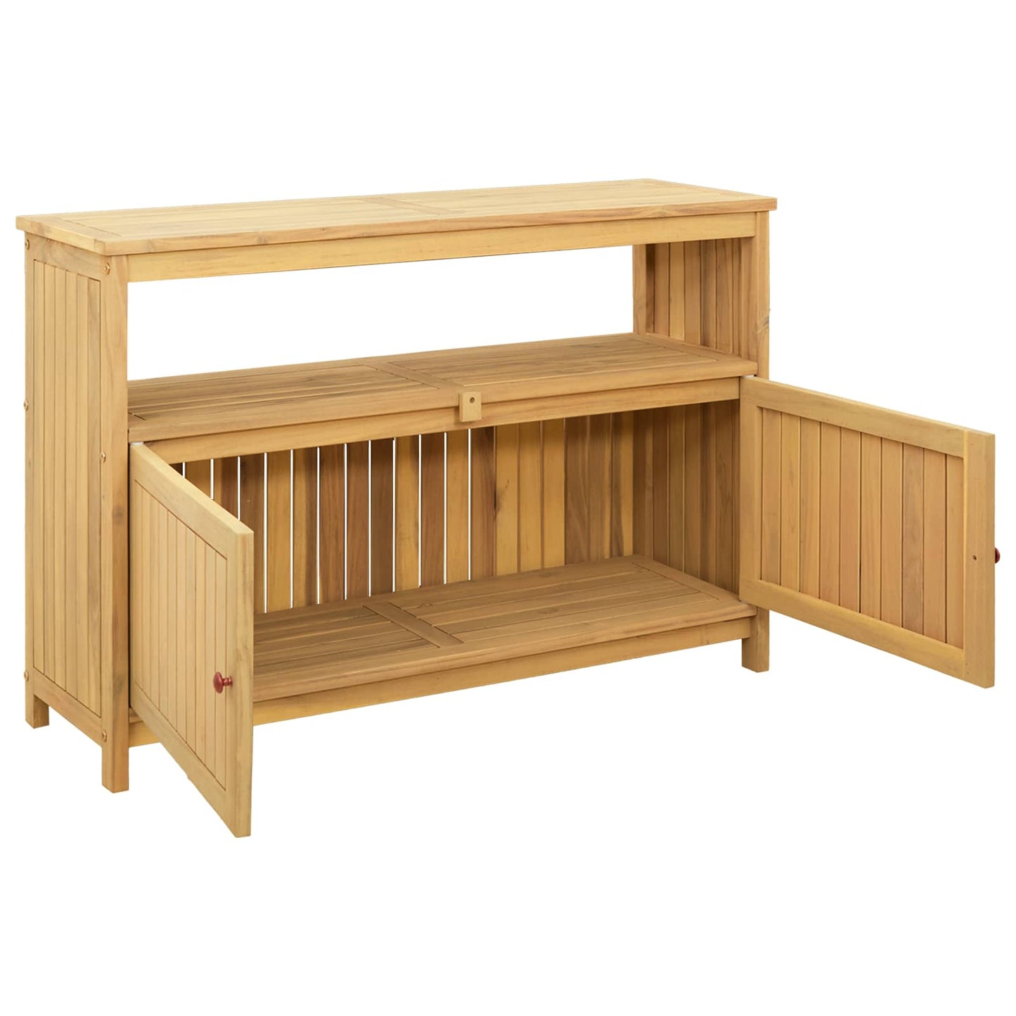 Have Konsol Bord Lys akacie 110 x 35 x 75 cm Massivt Akacietræ