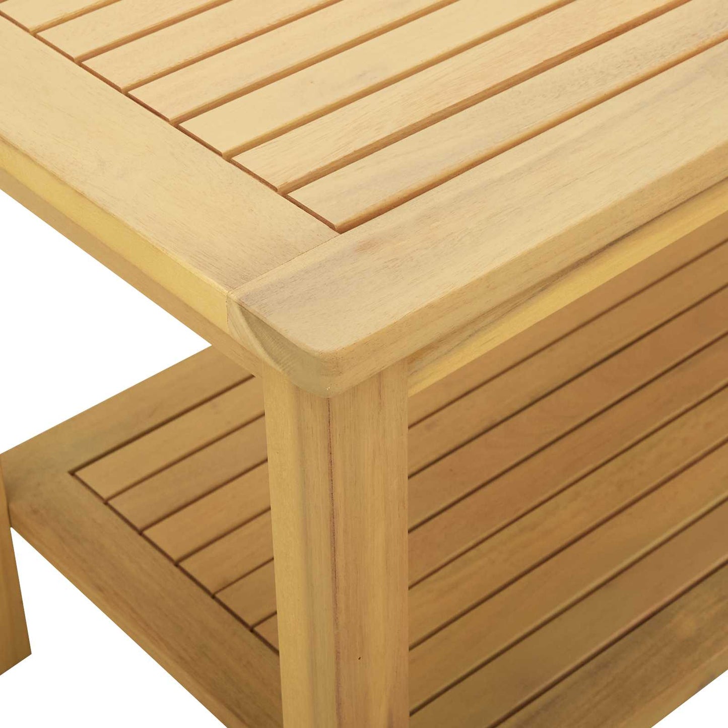 Sidebord Olie Naturlig 70 x 40 x 45 cm Massivt Akacietræ
