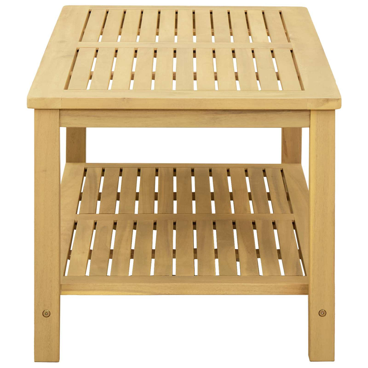 Sidebord Olie Naturlig 90 x 50 x 45 cm Massivt Akacietræ