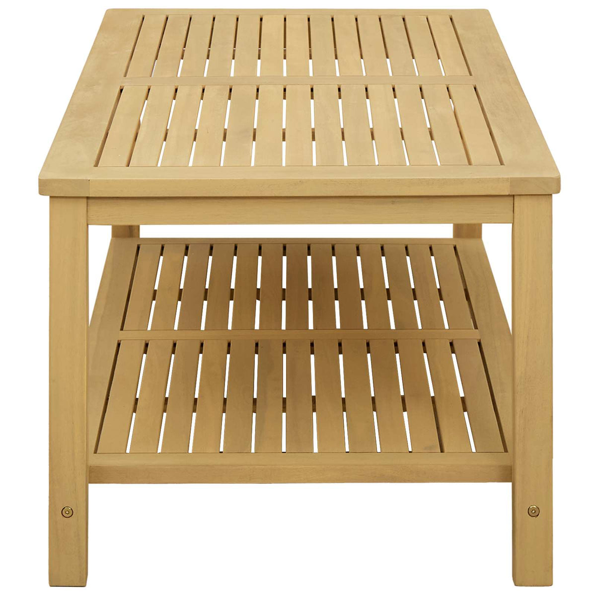 Sidebord Olie Naturlig 110 x 55 x 45 cm Massivt Akacietræ