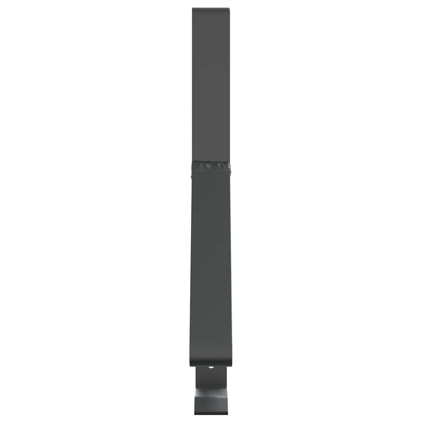 Snebeskyttelse Støtte 2 stk. Antracit 29,5 x 3 x 34,5 cm Stål