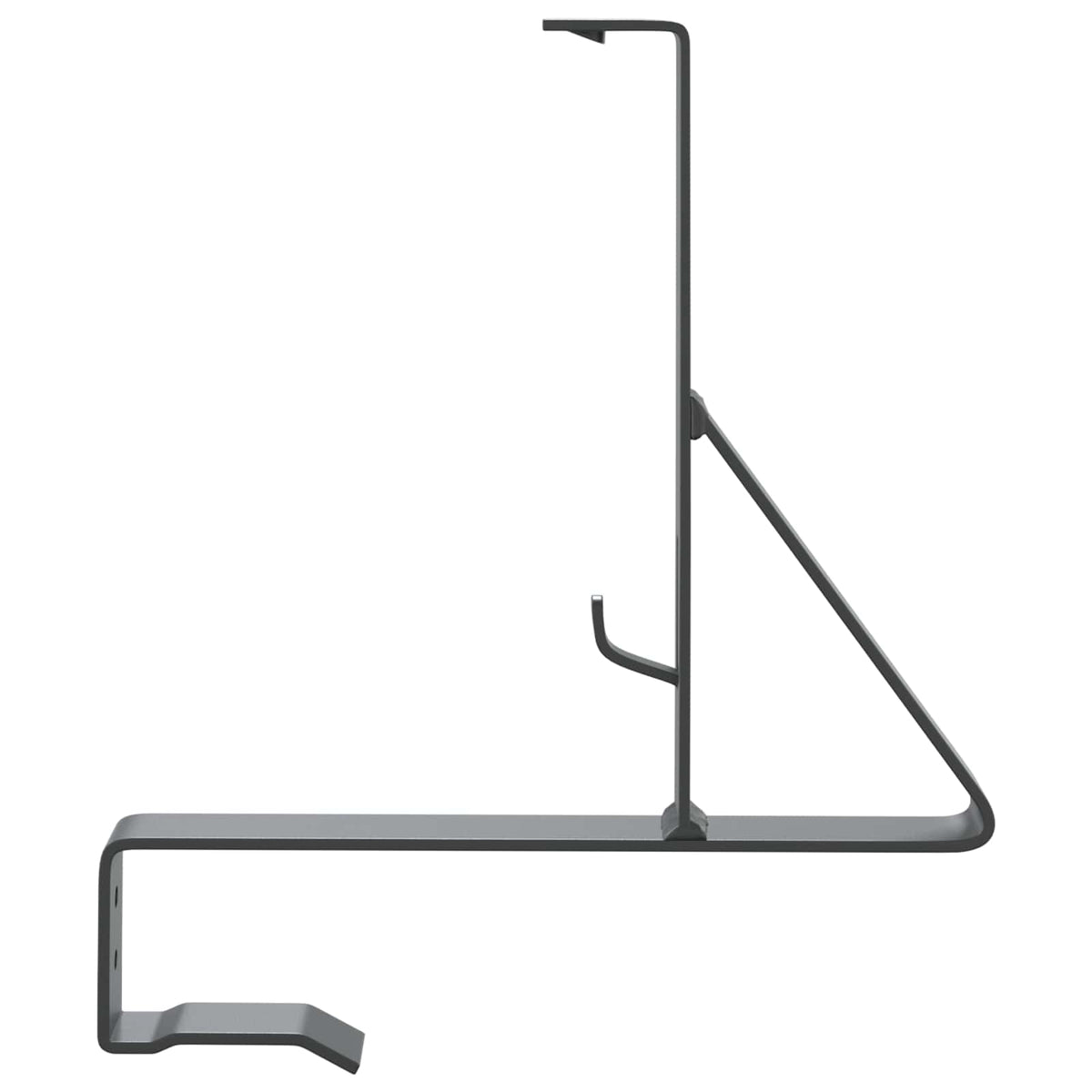 Snebeskyttelse Støtte 6 stk. Antracit 29,5 x 3 x 34,5 cm Stål