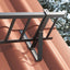 Snebeskyttelse Støtte Sort 29,5 x 3 x 34,5 cm Stål