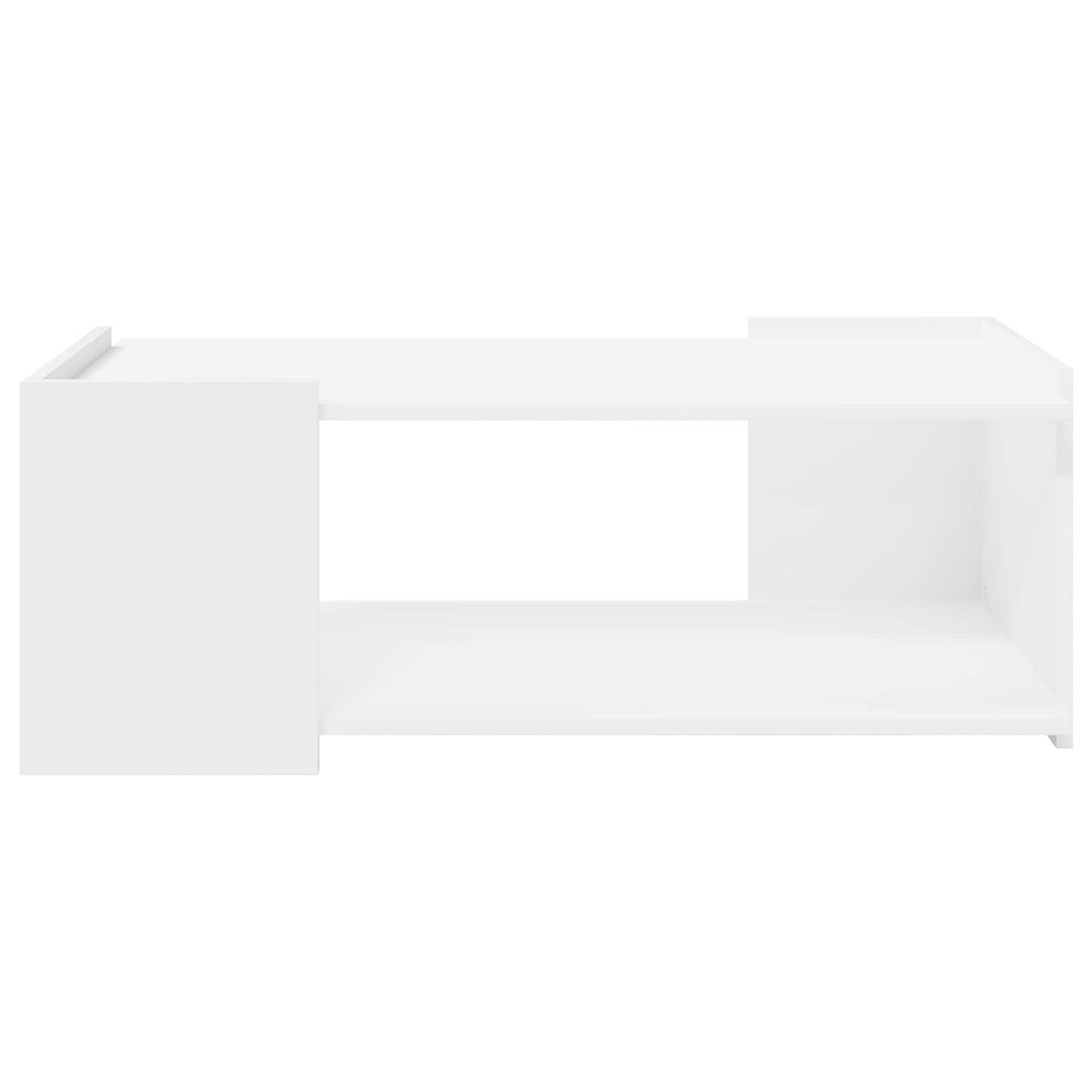 Sofabord Hvid 90 x 50 x 33 cm Konstrueret træ