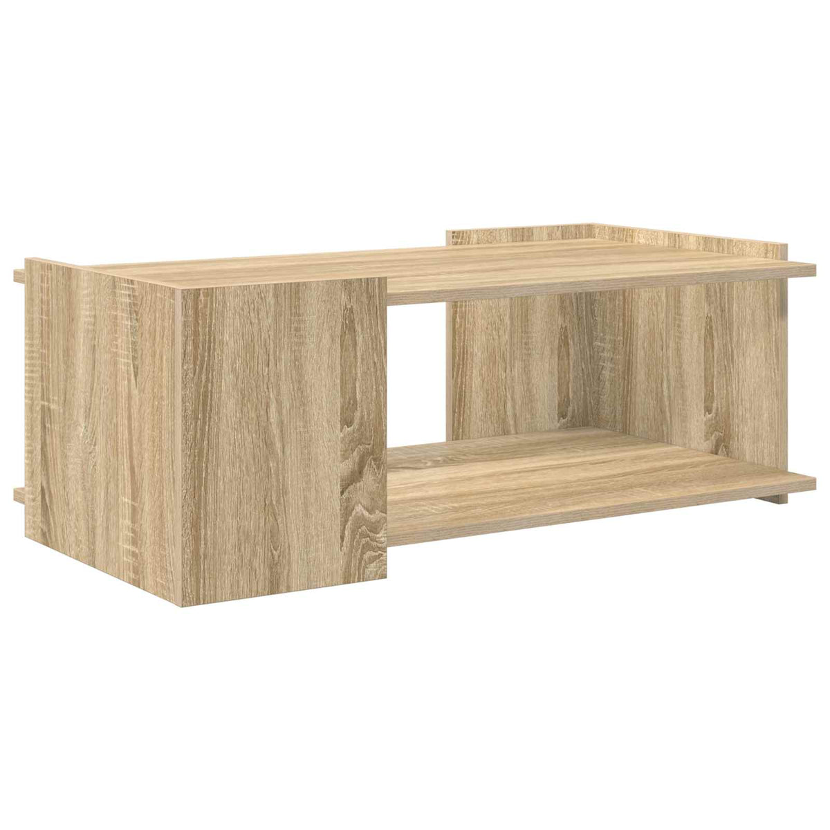 Sofabord Sonoma-eg 90 x 50 x 33 cm Konstrueret træ