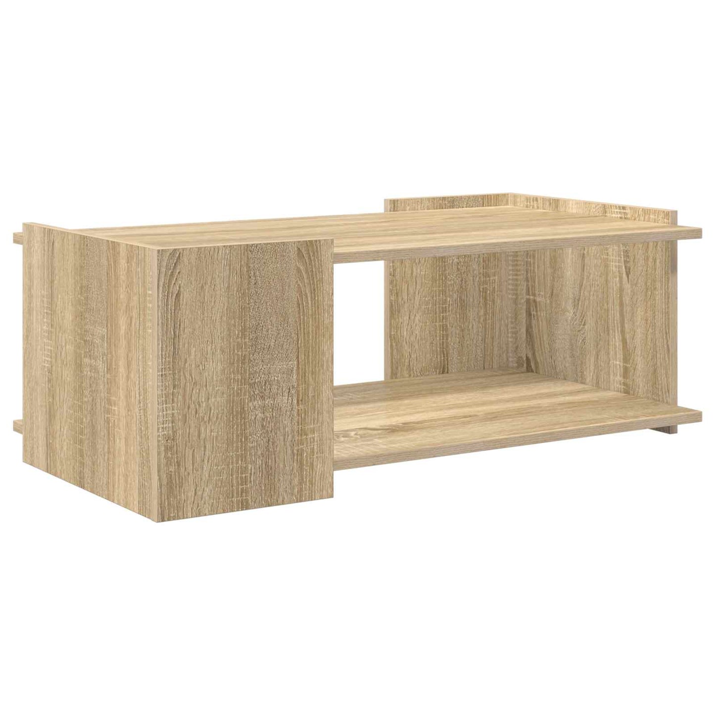Sofabord Sonoma-eg 90 x 50 x 33 cm Konstrueret træ