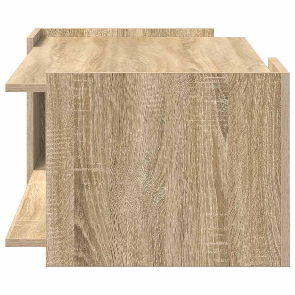 Sofabord Sonoma-eg 90 x 50 x 33 cm Konstrueret træ
