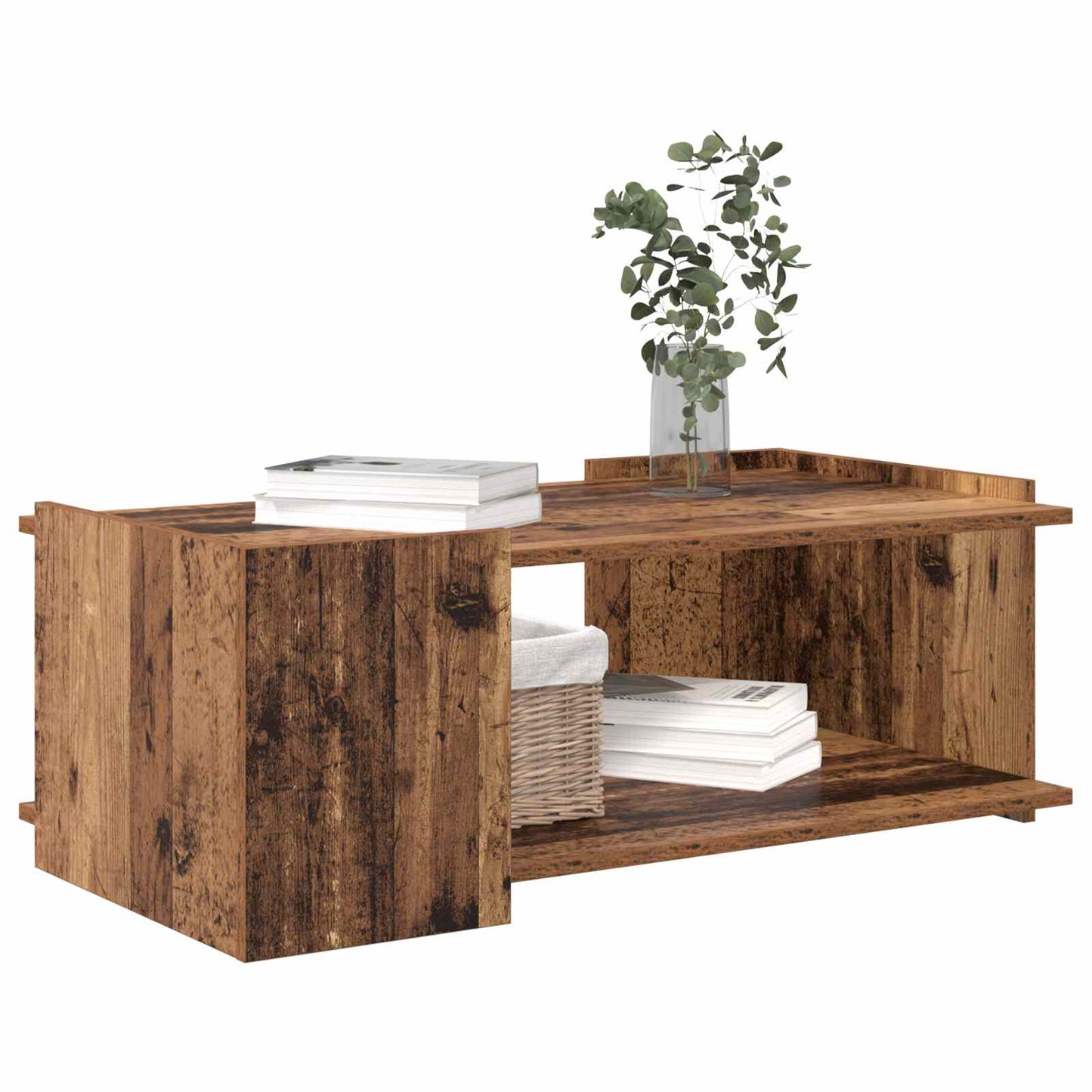 Sofabord Gammelt træ 90 x 50 x 33 cm Konstrueret træ