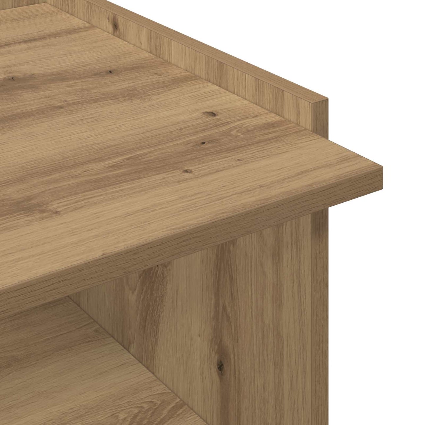 Sofabord Artisan-eg 90 x 50 x 33 cm Konstrueret træ