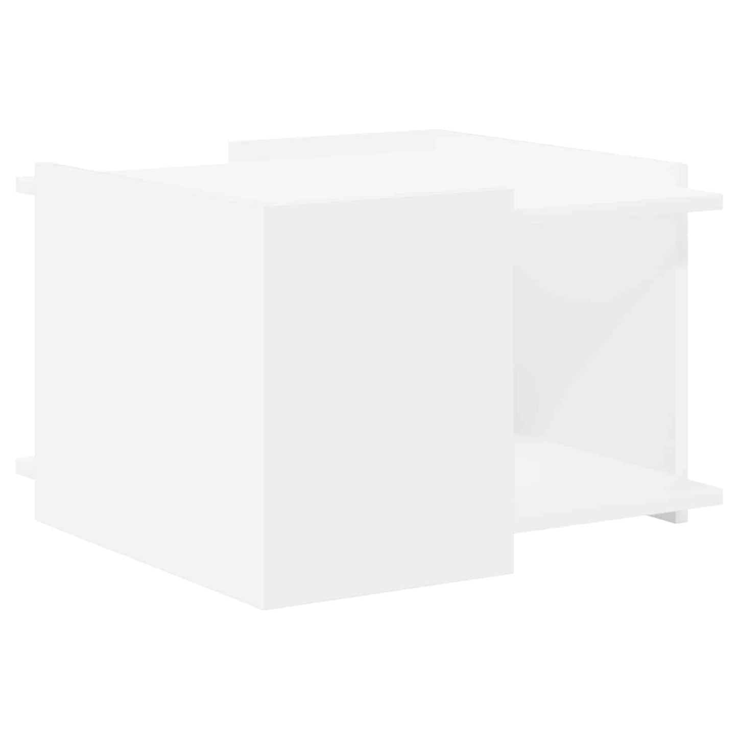 Sofabord Hvid 50,5 x 50 x 33 cm Konstrueret træ