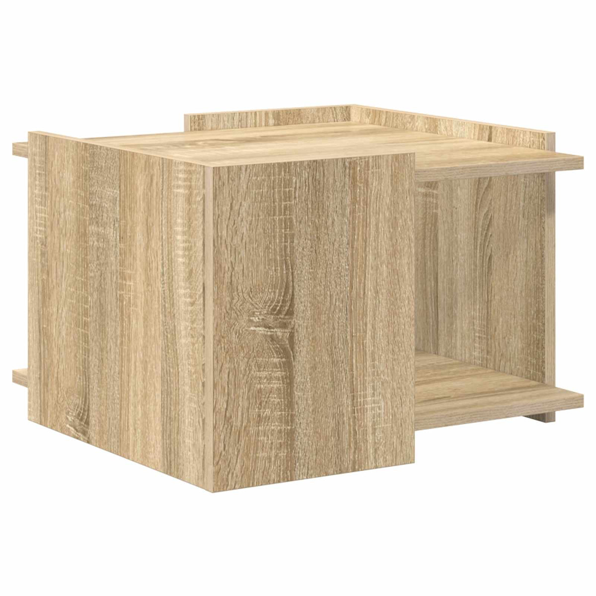 Sofabord Sonoma-eg 50,5 x 50 x 33 cm Konstrueret træ