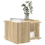 Sofabord Sonoma-eg 50,5 x 50 x 33 cm Konstrueret træ