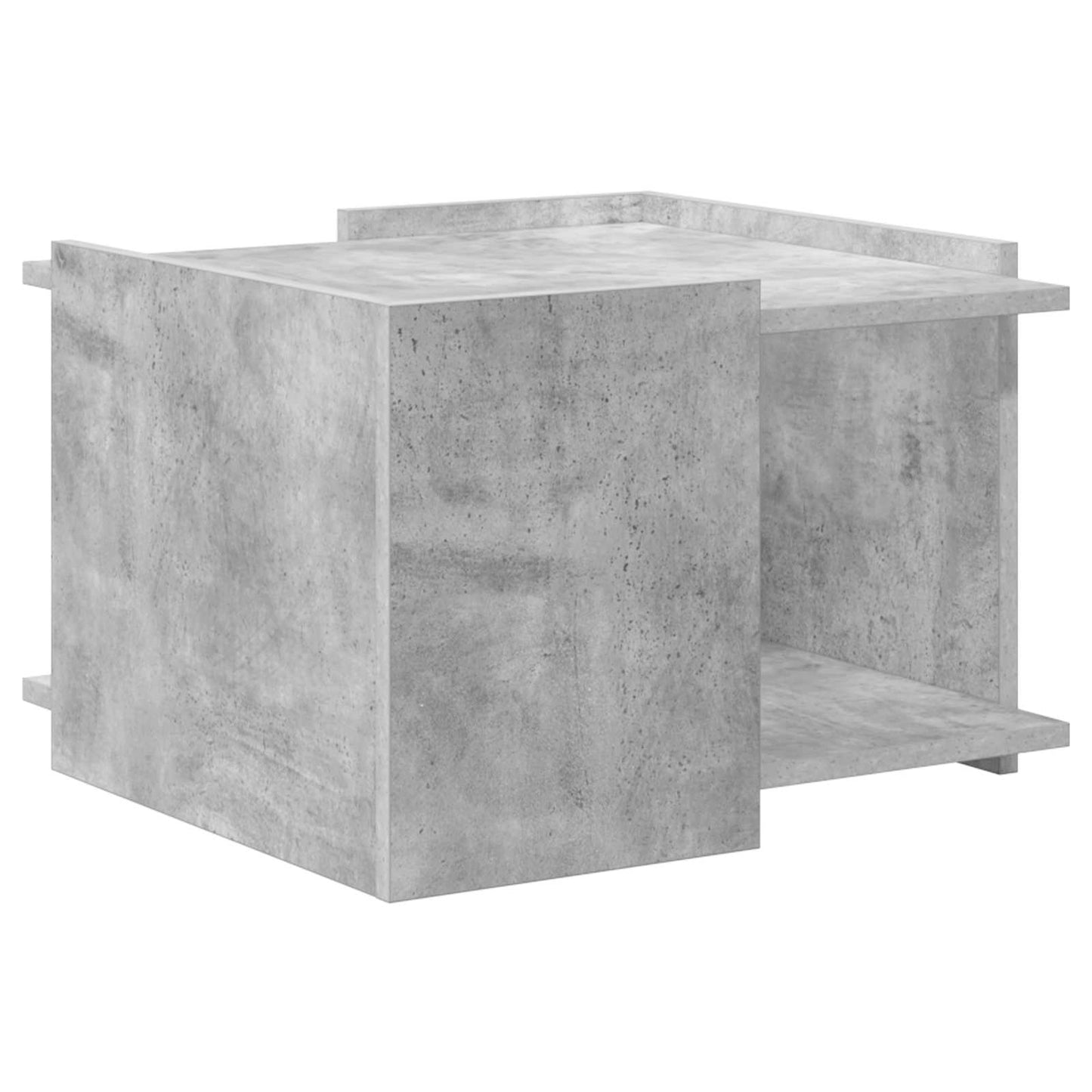 Sofabord Betongrå 50,5 x 50 x 33 cm Konstrueret træ
