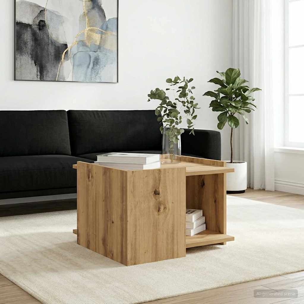Sofabord Artisan-eg 50,5 x 50 x 33 cm Konstrueret træ