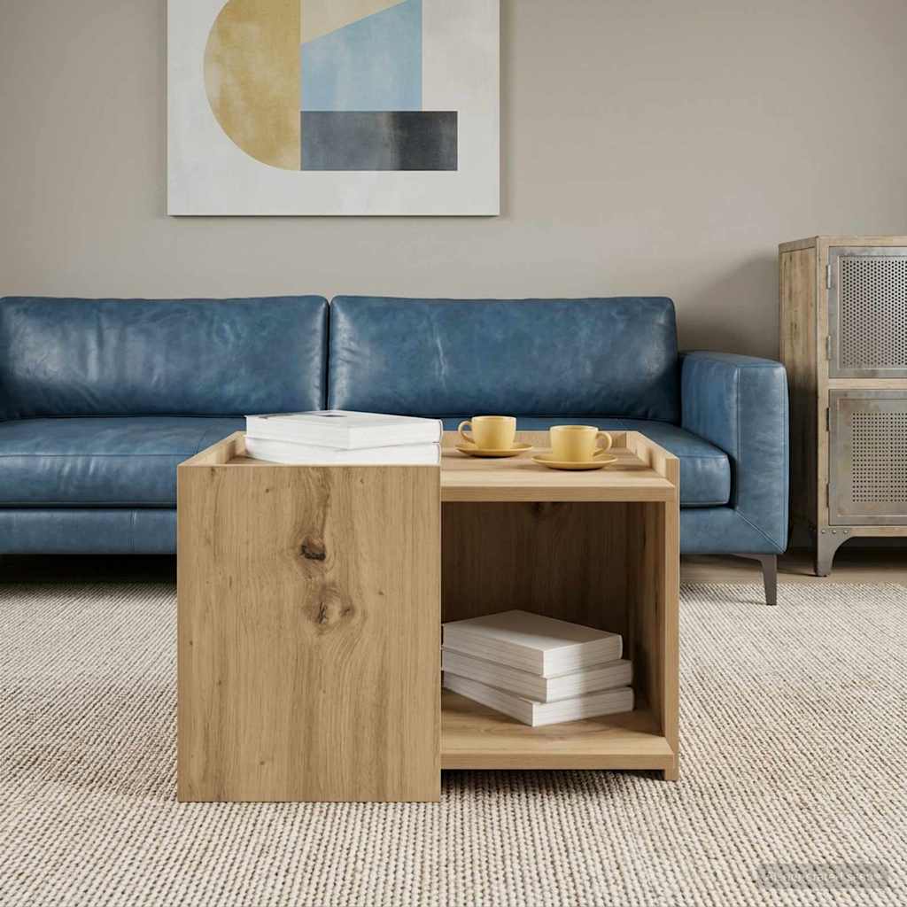 Sofabord Artisan-eg 50,5 x 50 x 33 cm Konstrueret træ