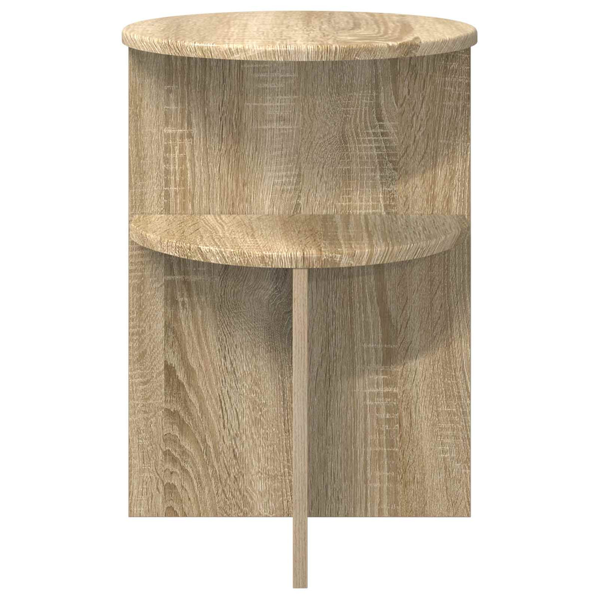 Sidebord Sonoma-eg Ø 39,5 x 55 cm Konstrueret træ