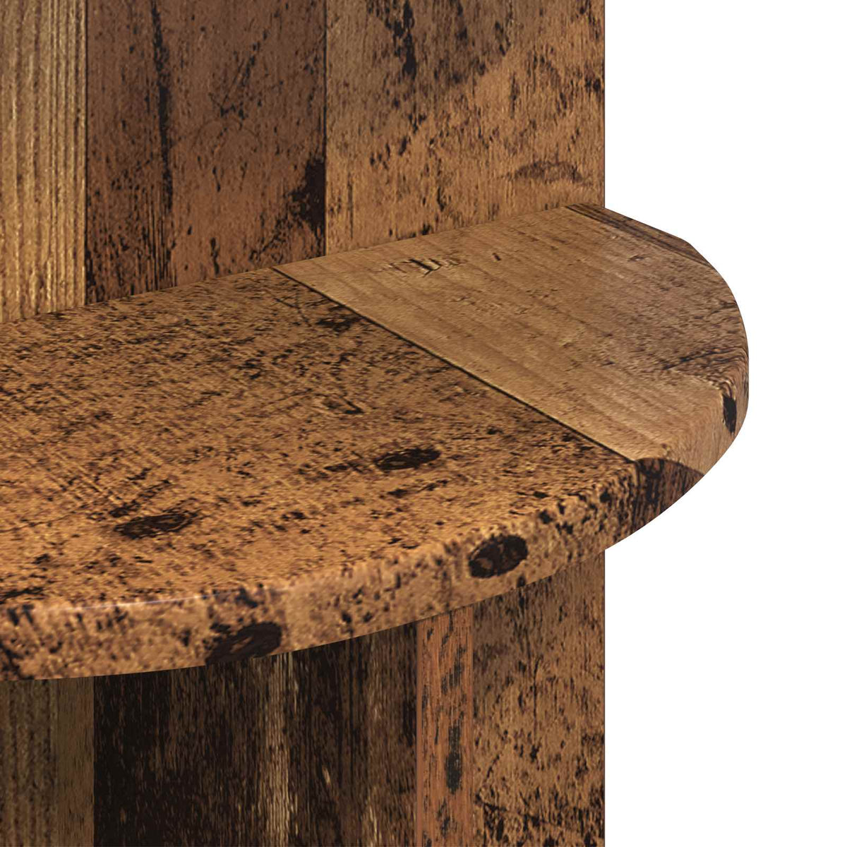 Sidebord Gammelt træ Ø 39,5 x 55 cm Konstrueret træ
