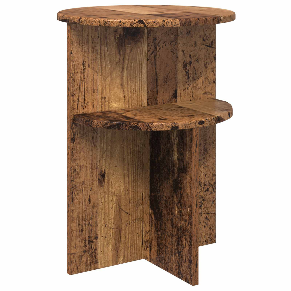 Sidebord Gammelt træ Ø 39,5 x 55 cm Konstrueret træ