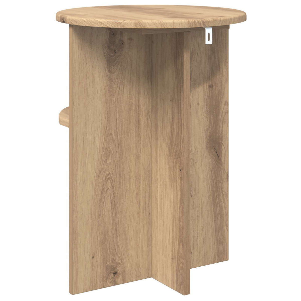 Sidebord Artisan-eg Ø 39,5 x 55 cm Konstrueret træ
