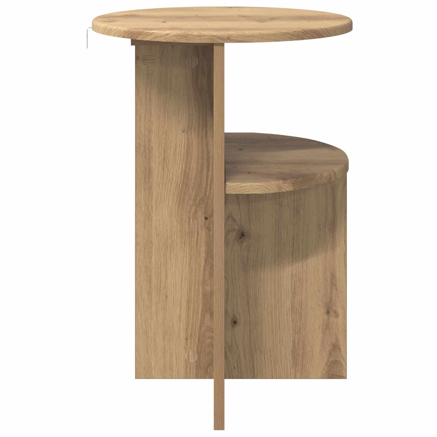 Sidebord Artisan-eg Ø 39,5 x 55 cm Konstrueret træ