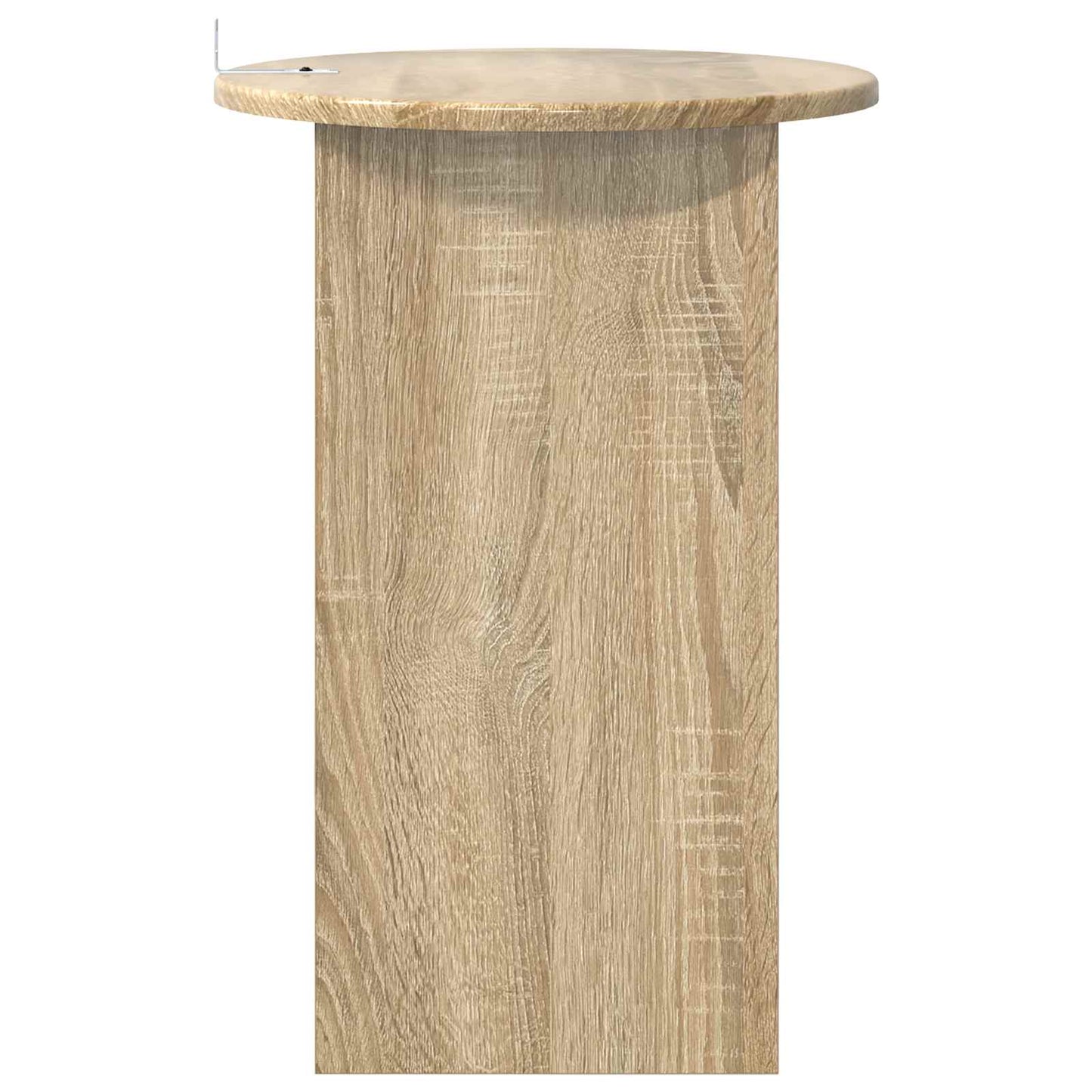 Sidebord Sonoma-eg Ø 39,5 x 55 cm Konstrueret træ