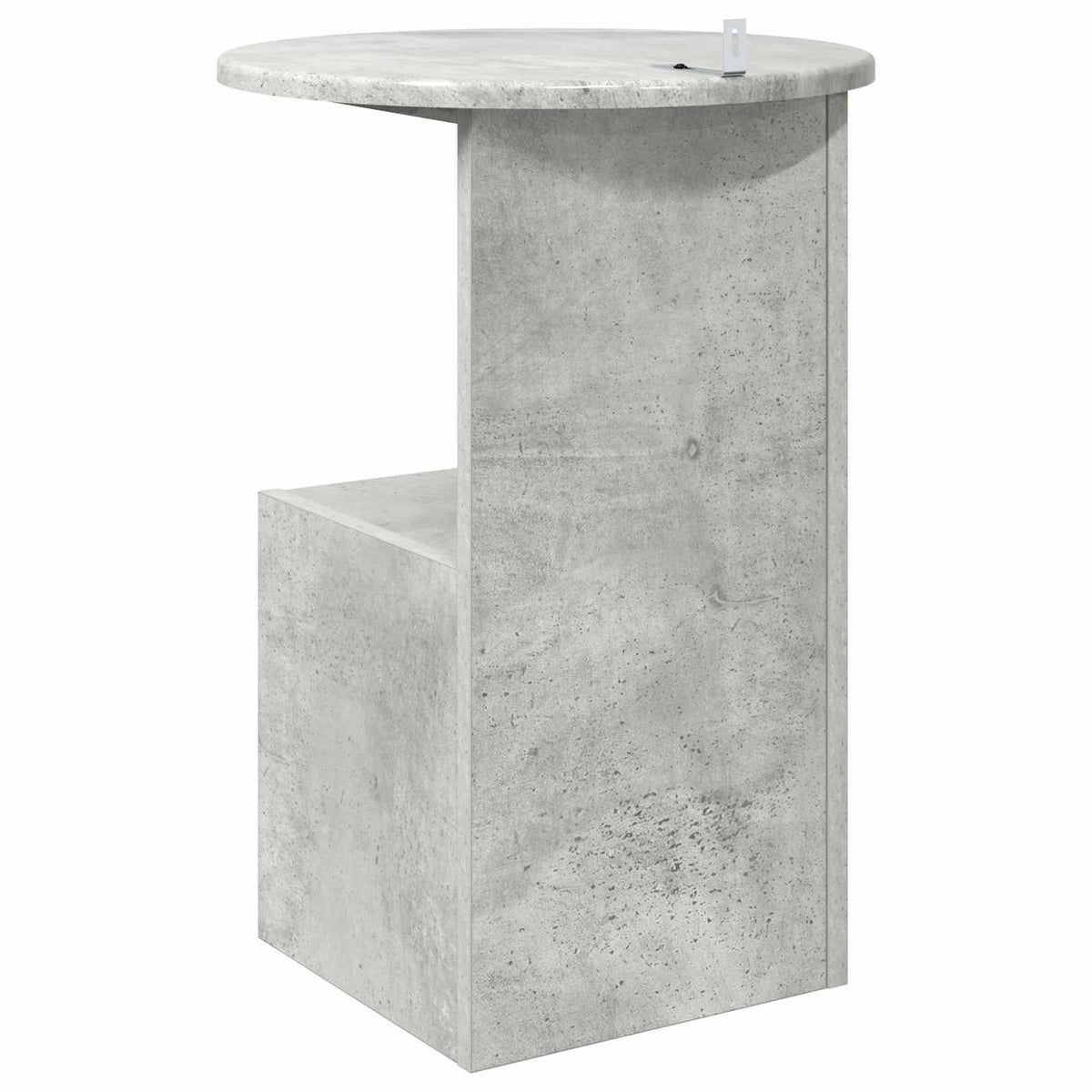 Sidebord Betongrå Ø 39,5 x 55 cm Konstrueret træ
