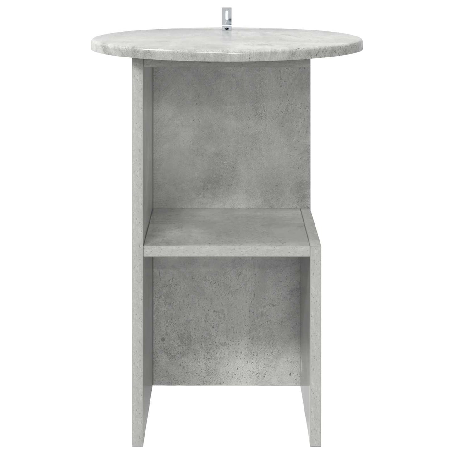 Sidebord Betongrå Ø 39,5 x 55 cm Konstrueret træ