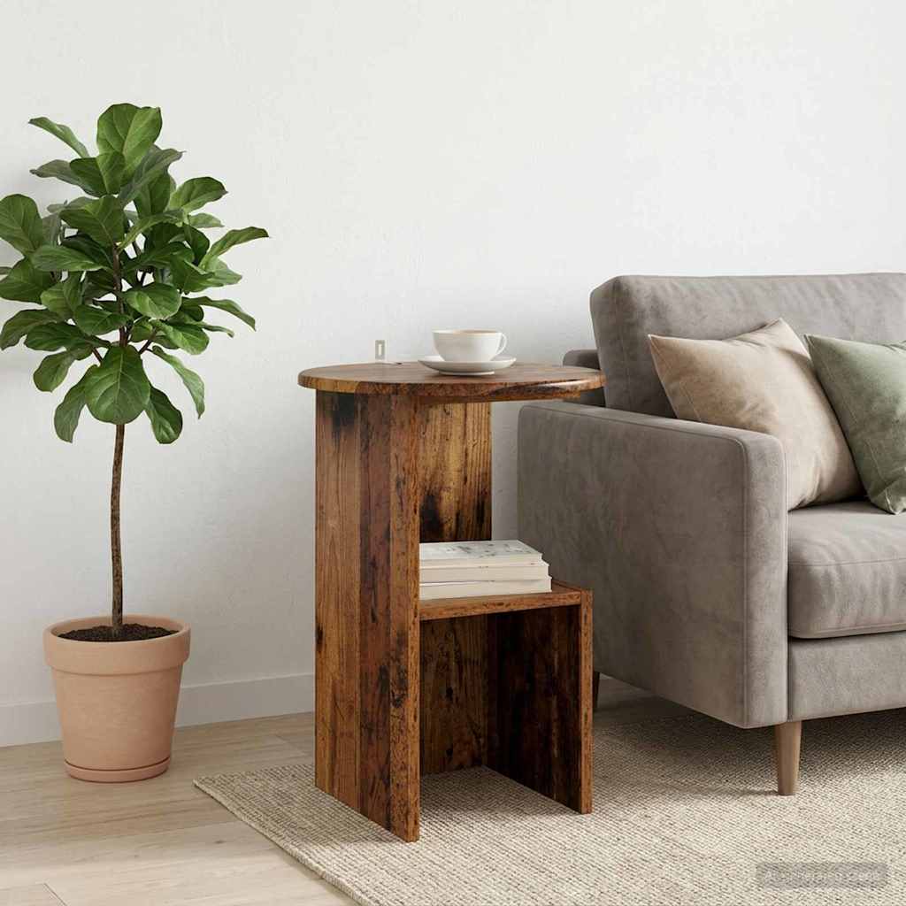 Sidebord Gammelt træ Ø 39,5 x 55 cm Konstrueret træ