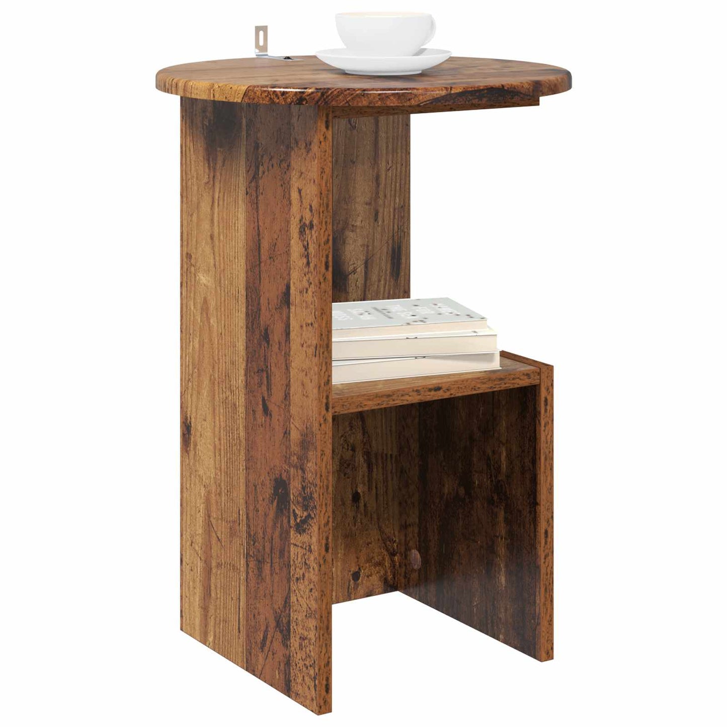 Sidebord Gammelt træ Ø 39,5 x 55 cm Konstrueret træ