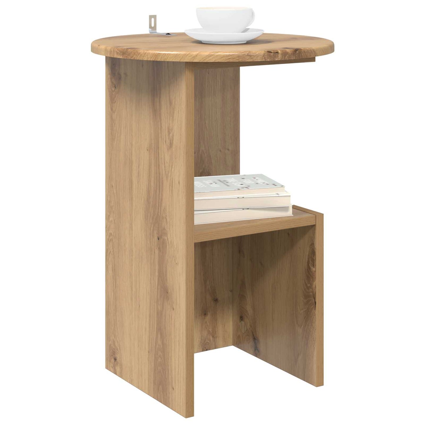 Sidebord Artisan-eg Ø 39,5 x 55 cm Konstrueret træ