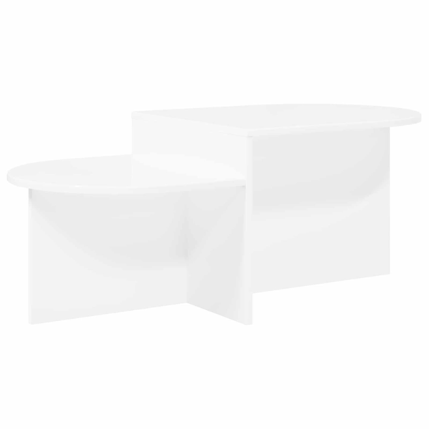 Sofabord Hvid 100 x 50 x 40 cm Konstrueret træ