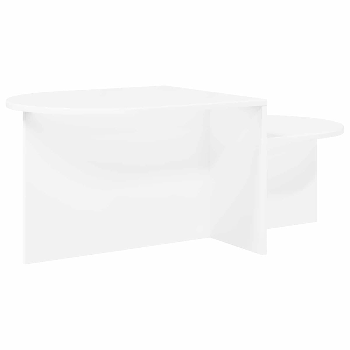 Sofabord Hvid 100 x 50 x 40 cm Konstrueret træ