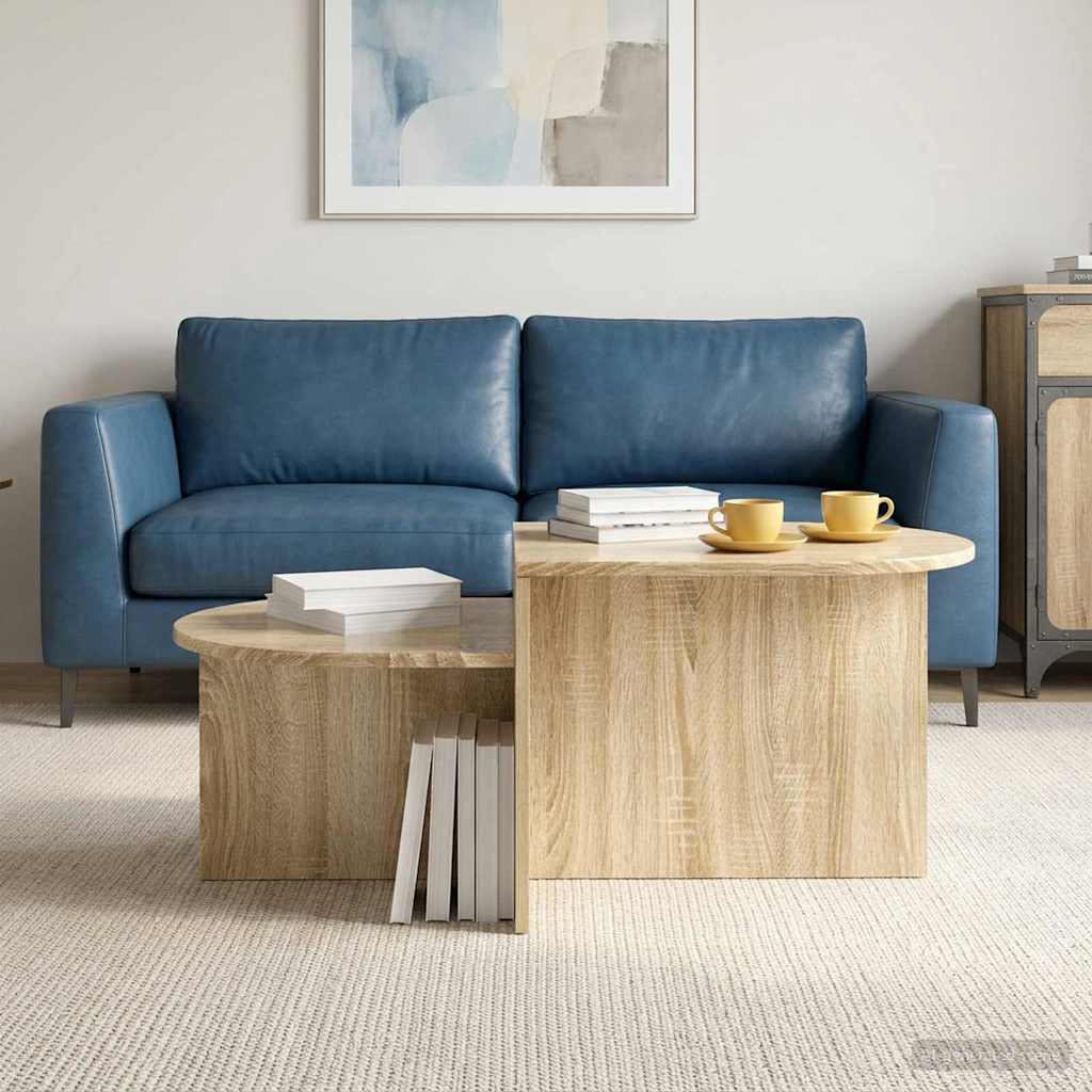 Sofabord Sonoma-eg 100 x 50 x 40 cm Konstrueret træ