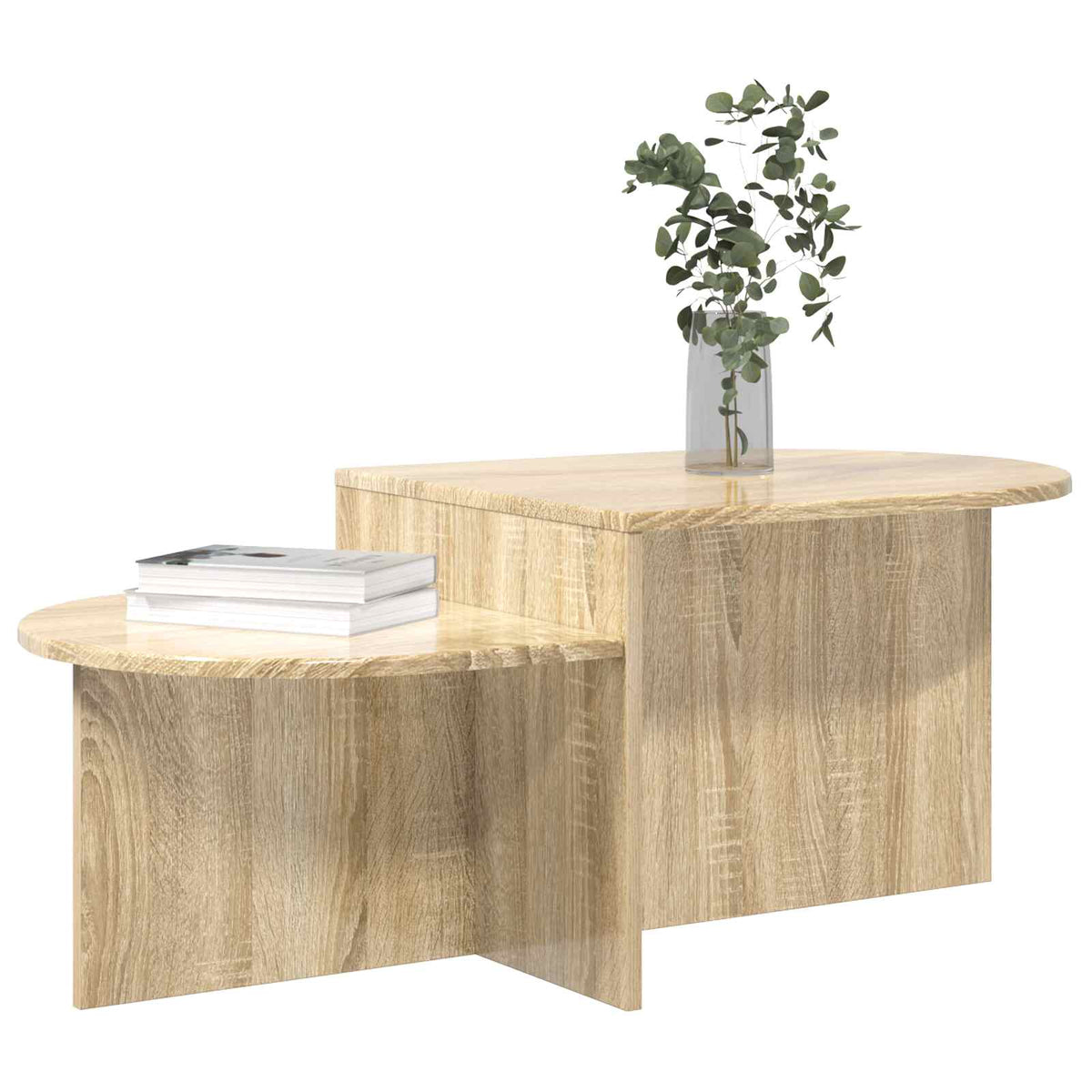 Sofabord Sonoma-eg 100 x 50 x 40 cm Konstrueret træ