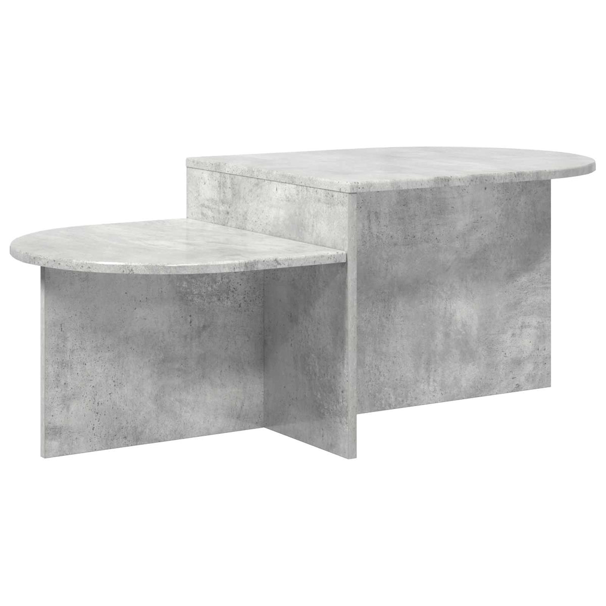 Sofabord Betongrå 100 x 50 x 40 cm Konstrueret træ
